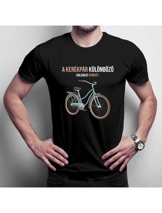 A kerékpár különböző dolgokat gyógyít