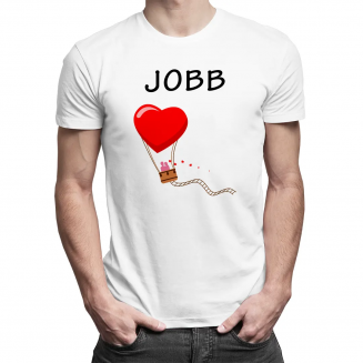 JOBB - Férfi póló felirattal