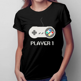 Player 1 v1- Női póló felirattal