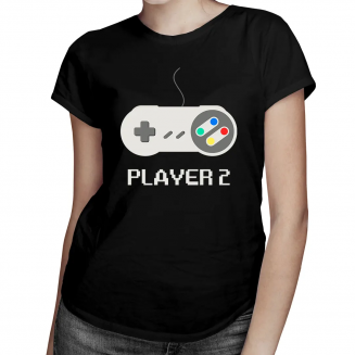 Player 2 v1- Női póló felirattal