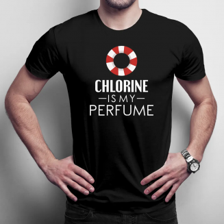 Chlorine is my perfume - Férfi Póló Felirattal