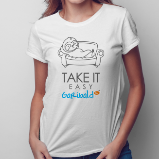 Take it easy - Női póló felirattal