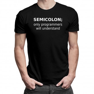 Semicolon - only programmers will understand