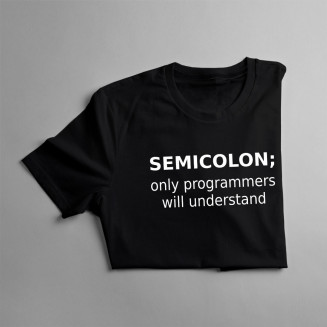 Semicolon - only programmers will understand